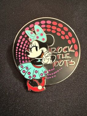 Minnie Mouse 'Rock the Dots' Official Disney Pin